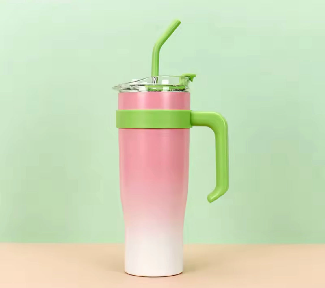 40oz Insulated Gradient Tumbler With Lid, Stainless Steel Car Mug With Straw, Stainless Steel Vacuum Insulated Car Mug 40oz Insulated Gradient Tumbler With Lid, Stainless Steel Car Mug With Straw, Stainless Steel Vacuum Insulated Car Mug
